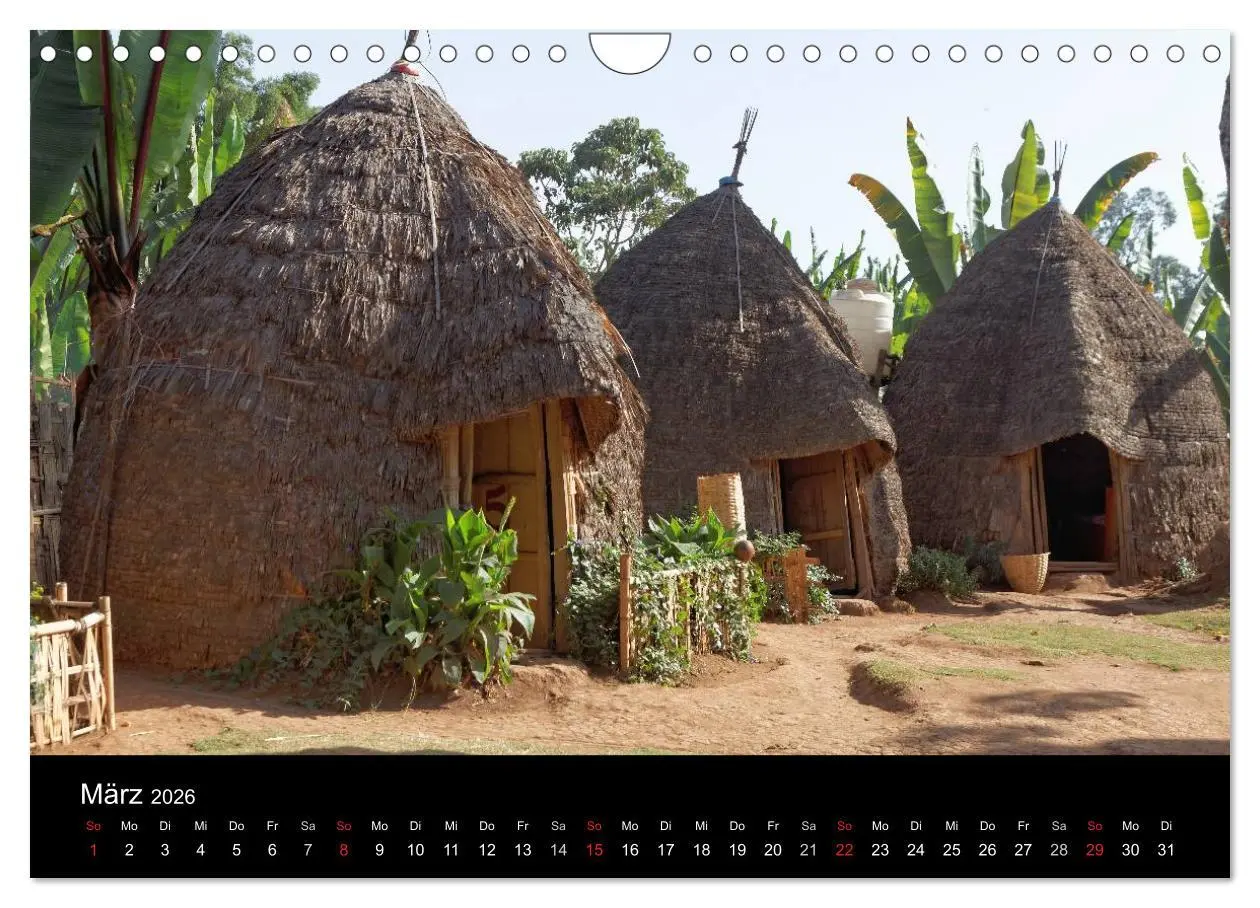 Bild: 9783516046014 | Landleben in Äthiopien (Wandkalender 2026 DIN A4 quer), CALVENDO...
