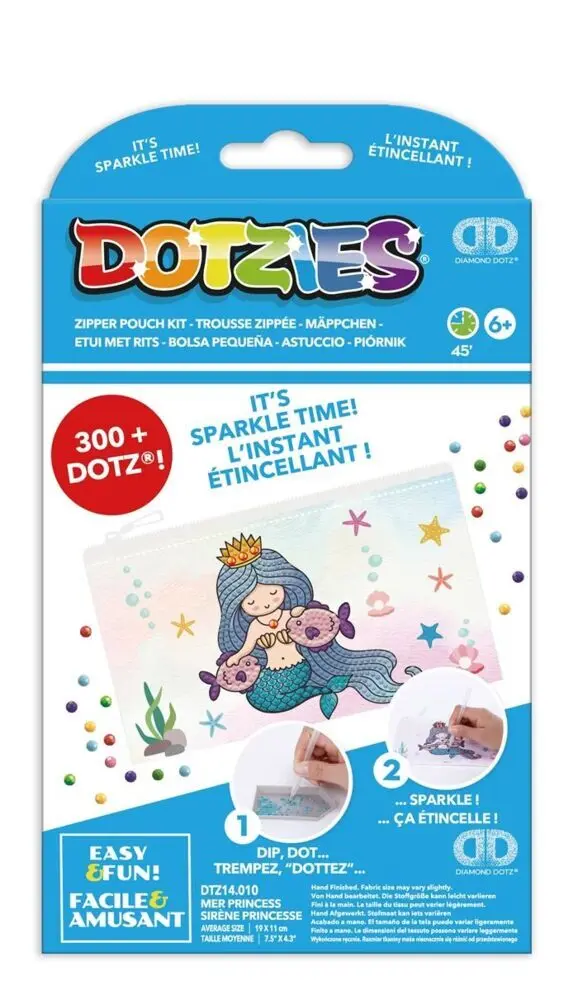 Cover: 4895225926114 | DOTZIES BY DIAMOND DOTZ - Diamond Painting Etui Meerjungfrau | 2592611