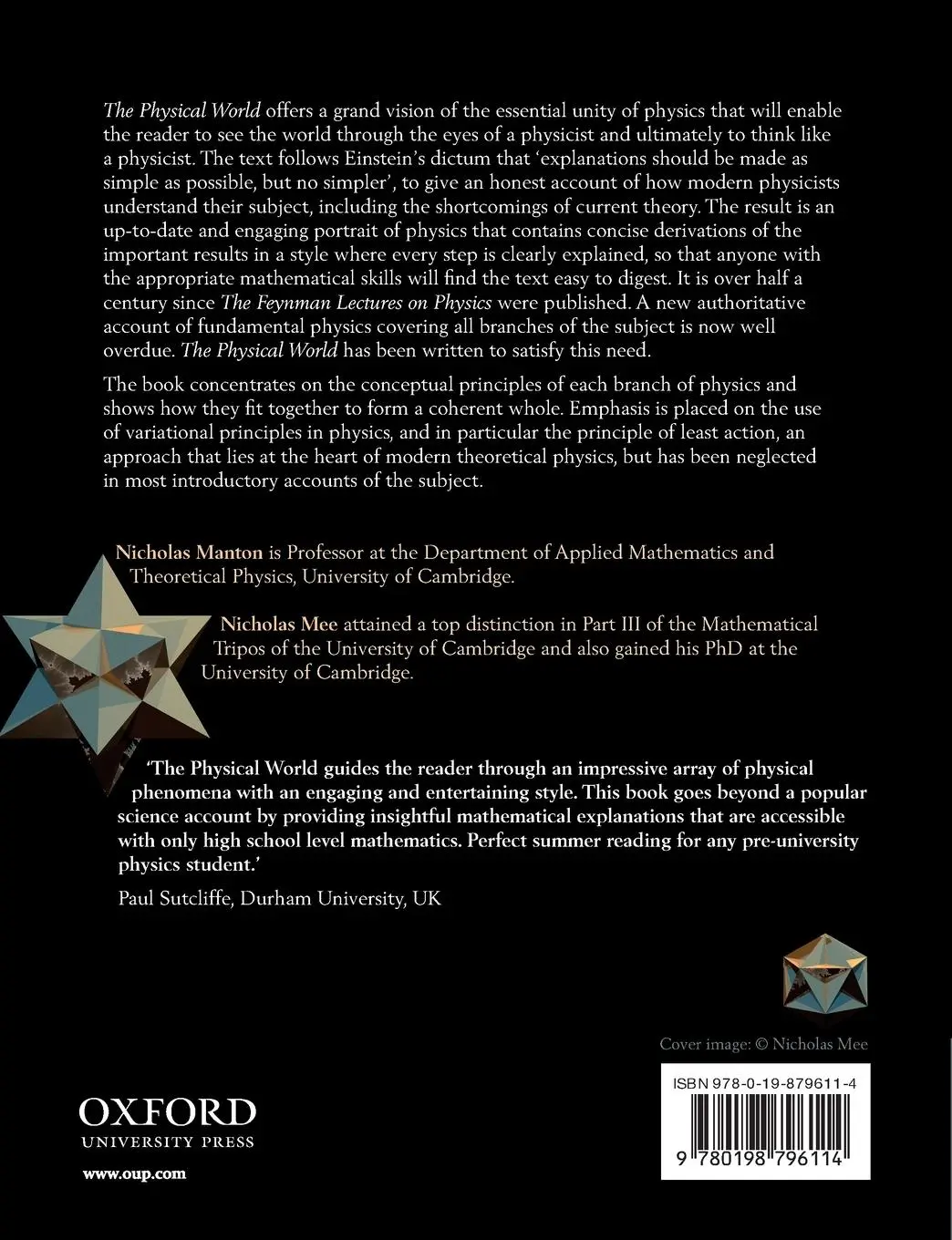 Rückseite: 9780198796114 | The Physical World | An Inspirational Tour of Fundamental Physics