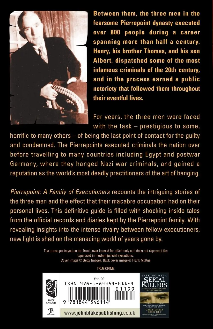 Rückseite: 9781844546114 | Pierrepoint | A Family of Executioners | Steve Fielding | Taschenbuch