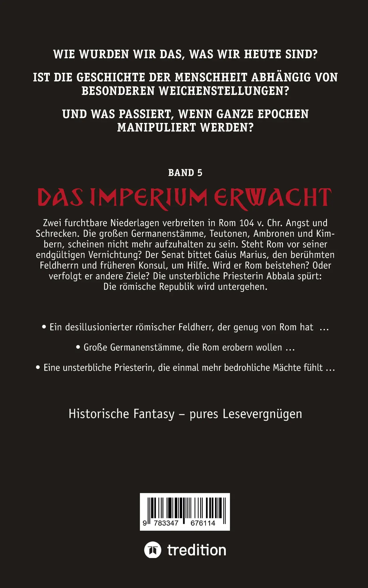 Rückseite: 9783347676114 | Das Imperium erwacht | Richard F. Conrad | Taschenbuch | 328 S. | 2022