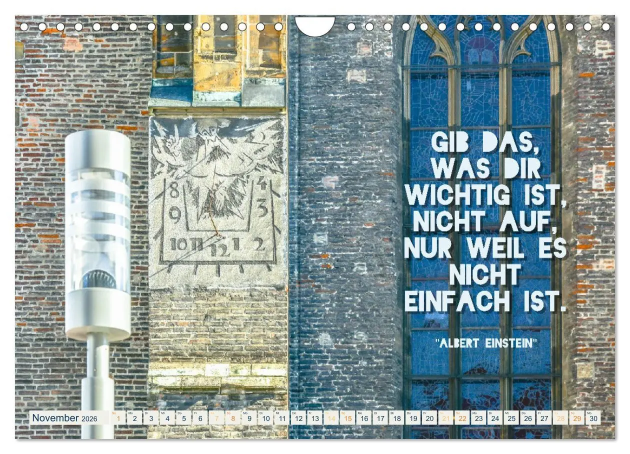 Bild: 9783457566114 | Ulmer Ansichten mit Zitaten von Albert Einstein (Wandkalender 2026...