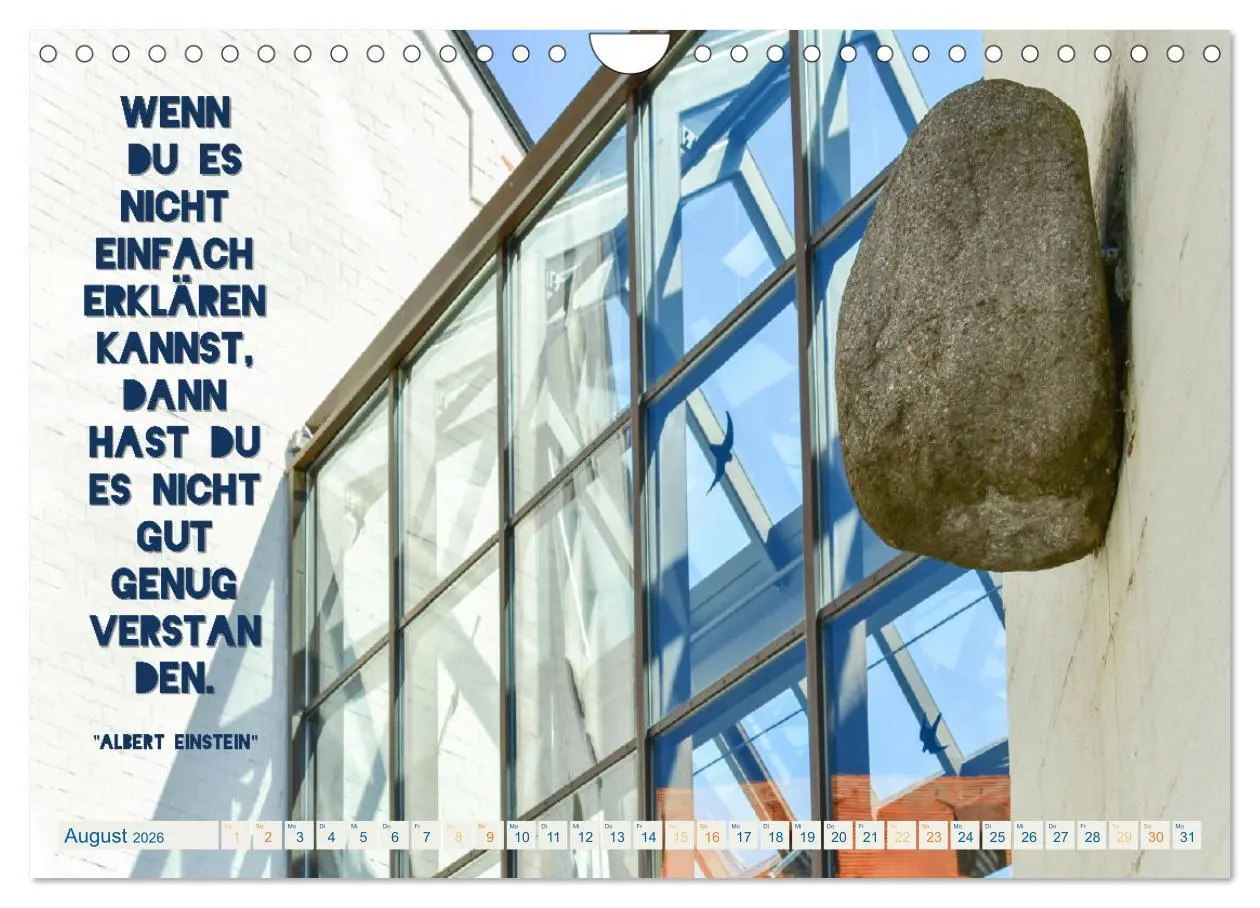 Bild: 9783457566114 | Ulmer Ansichten mit Zitaten von Albert Einstein (Wandkalender 2026...
