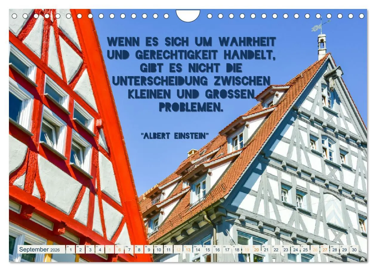 Bild: 9783457566114 | Ulmer Ansichten mit Zitaten von Albert Einstein (Wandkalender 2026...