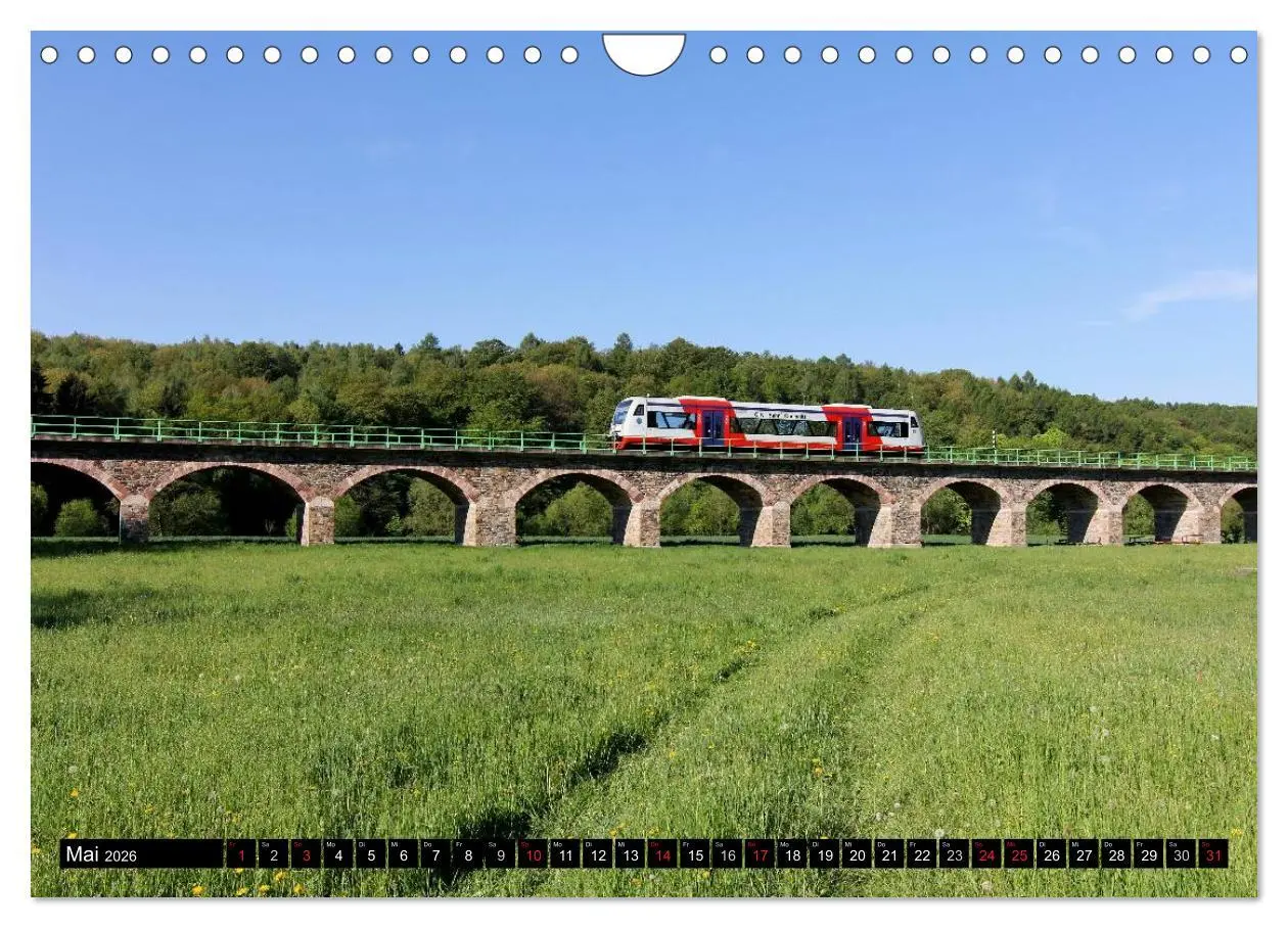 Bild: 9783457946114 | Bahnland Sachsen (Wandkalender 2026 DIN A4 quer), CALVENDO...
