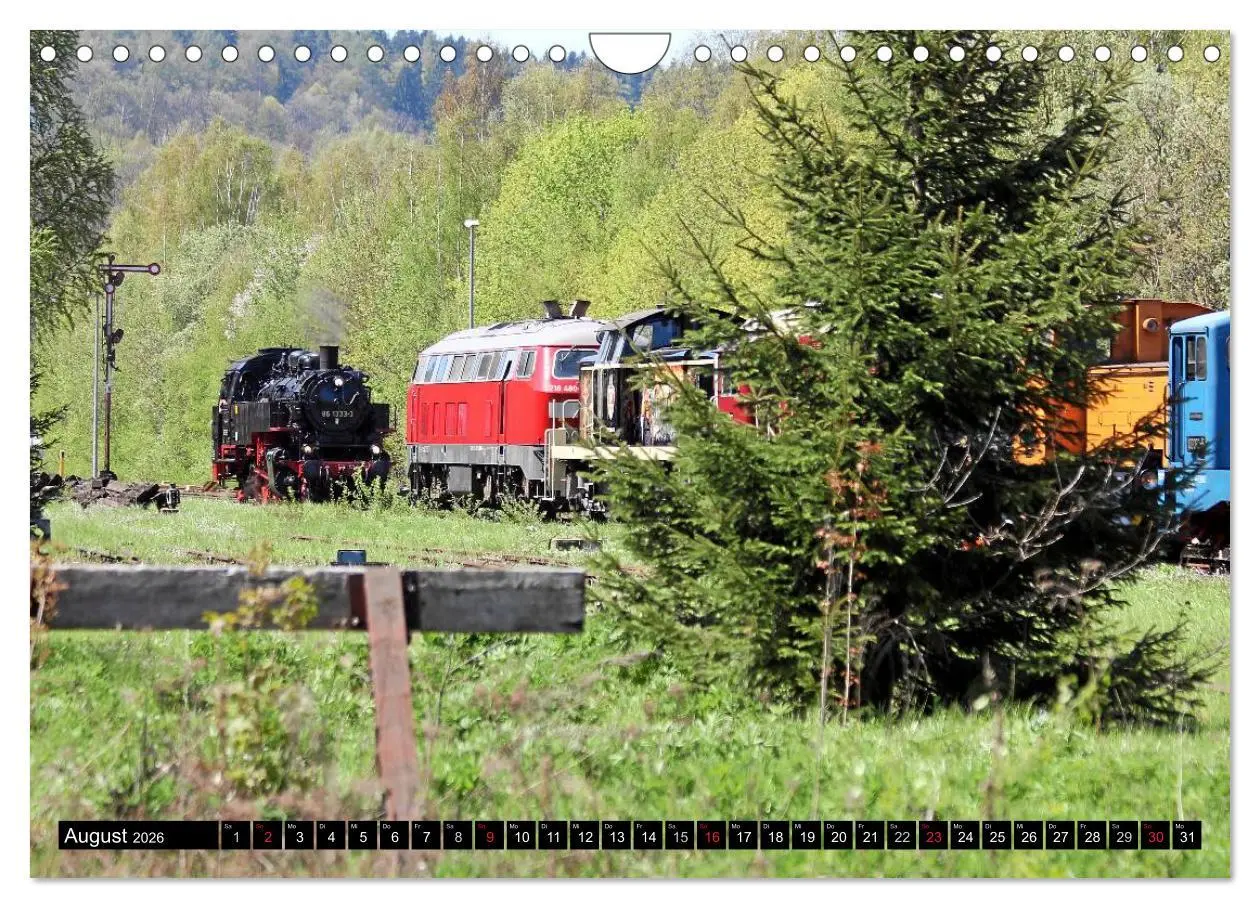 Bild: 9783457946114 | Bahnland Sachsen (Wandkalender 2026 DIN A4 quer), CALVENDO...