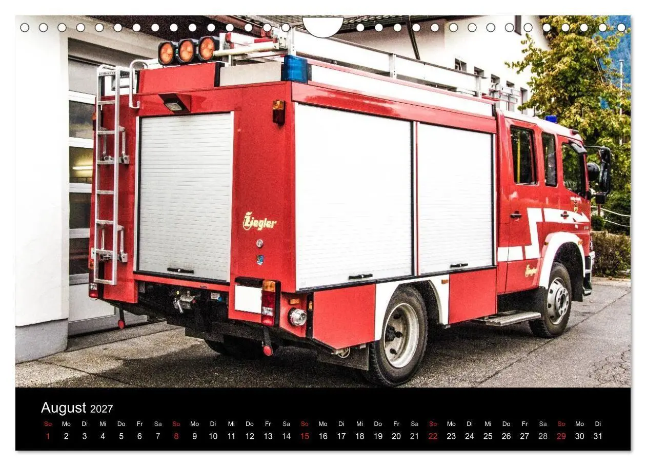 Bild: 9783594186114 | Einsatzfahrzeuge - Bayern (Wandkalender 2027 DIN A4 quer), CALVENDO...
