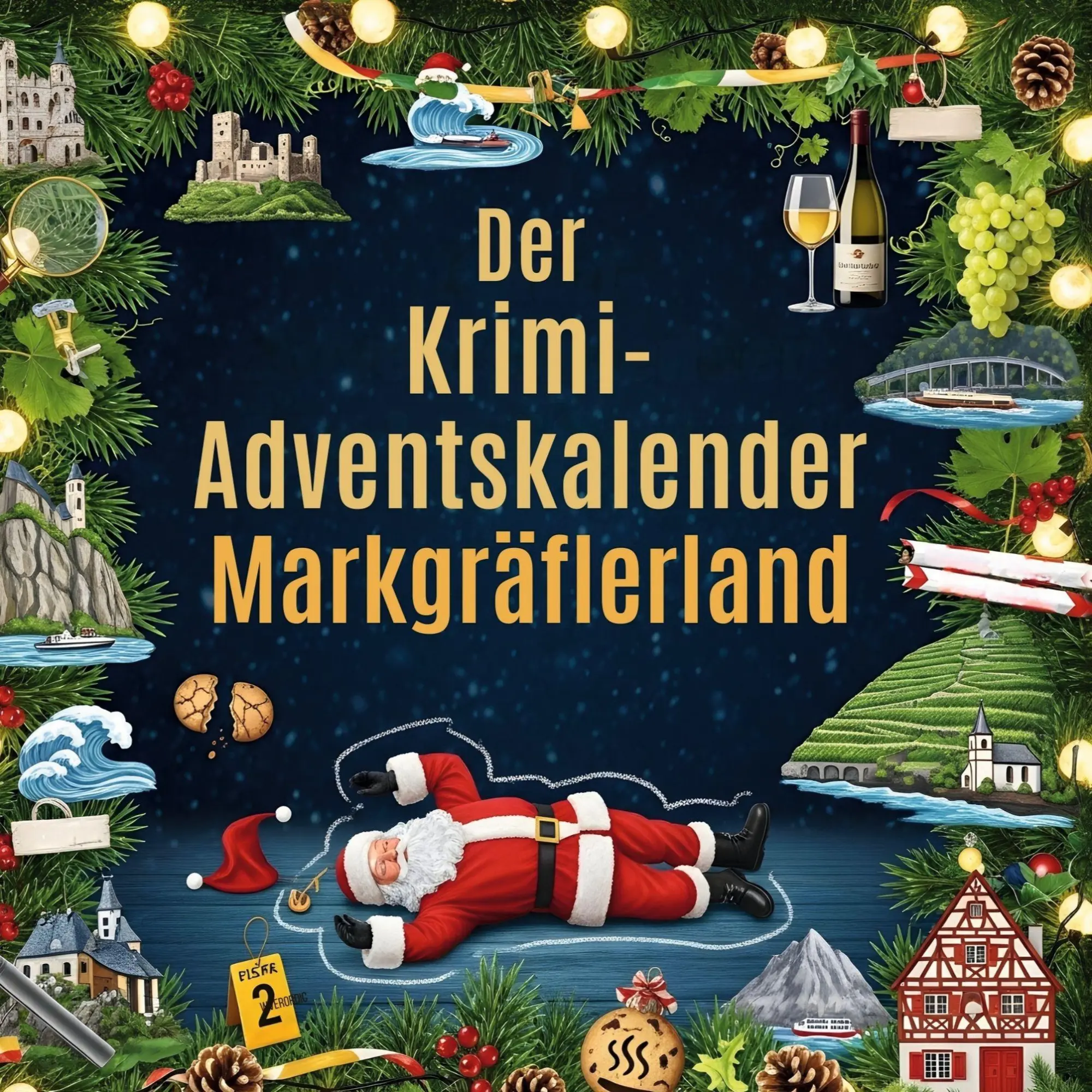 Cover: 9783695306114 | Der Krimi-Adventskalender Markgräflerland | Marie Werner | Taschenbuch