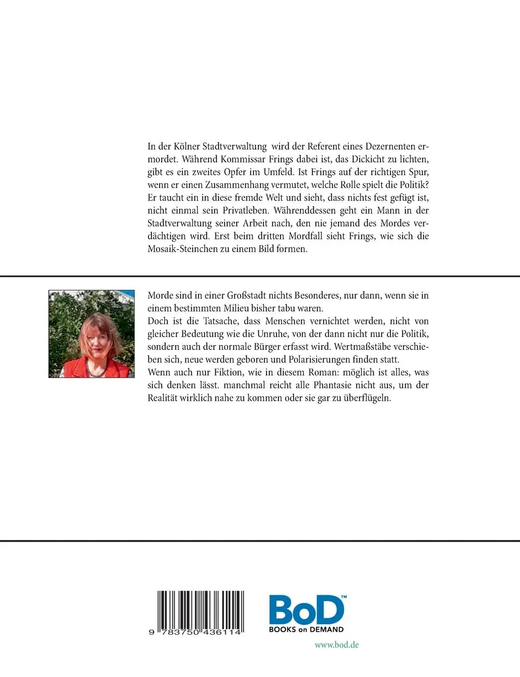 Rückseite: 9783750436114 | Im kalten Schatten des Doms | Milieu-Krimi | Lena Olsen | Taschenbuch
