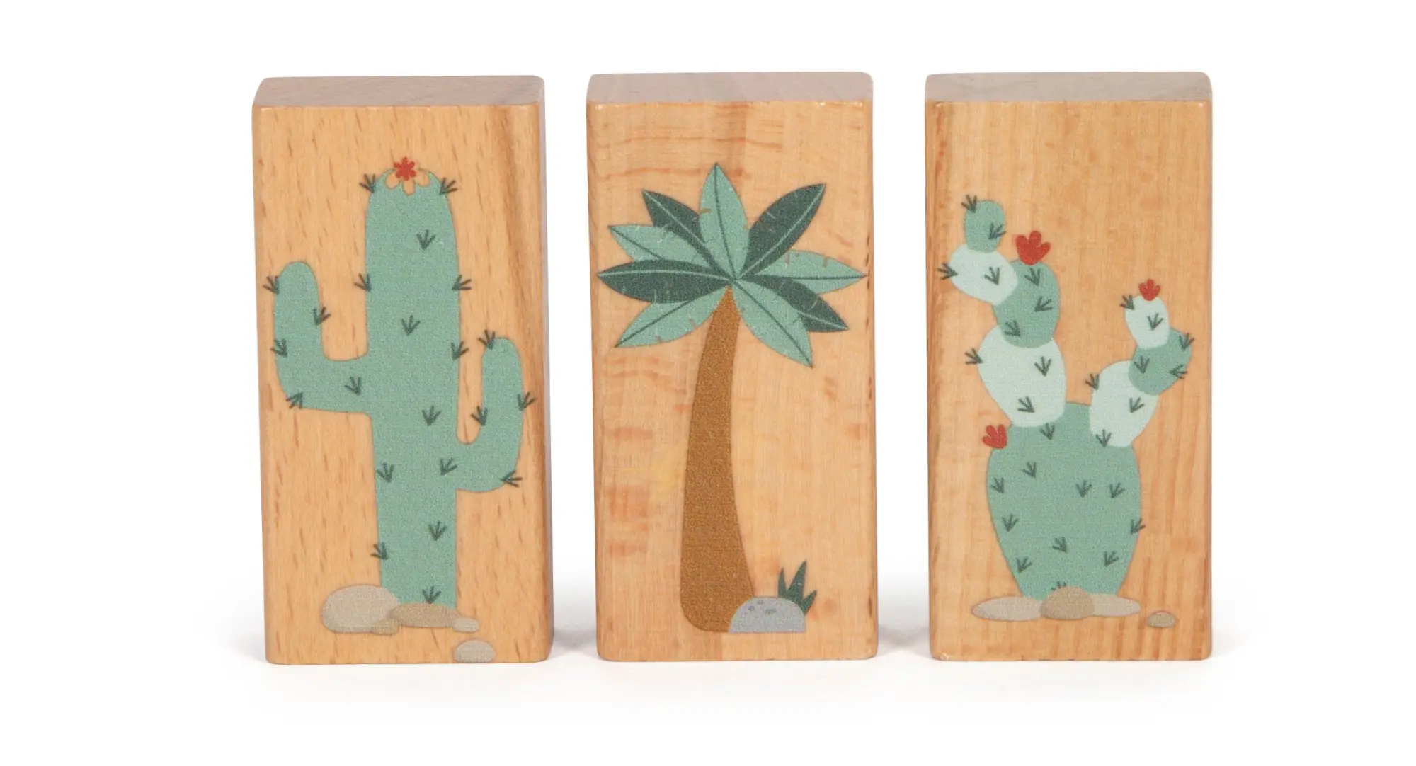 Bild: 4020972126214 | Holzbausteine "Dino" | Baustein ca. 6 x 3 x 1,5 cm | 12621 | Deutsch
