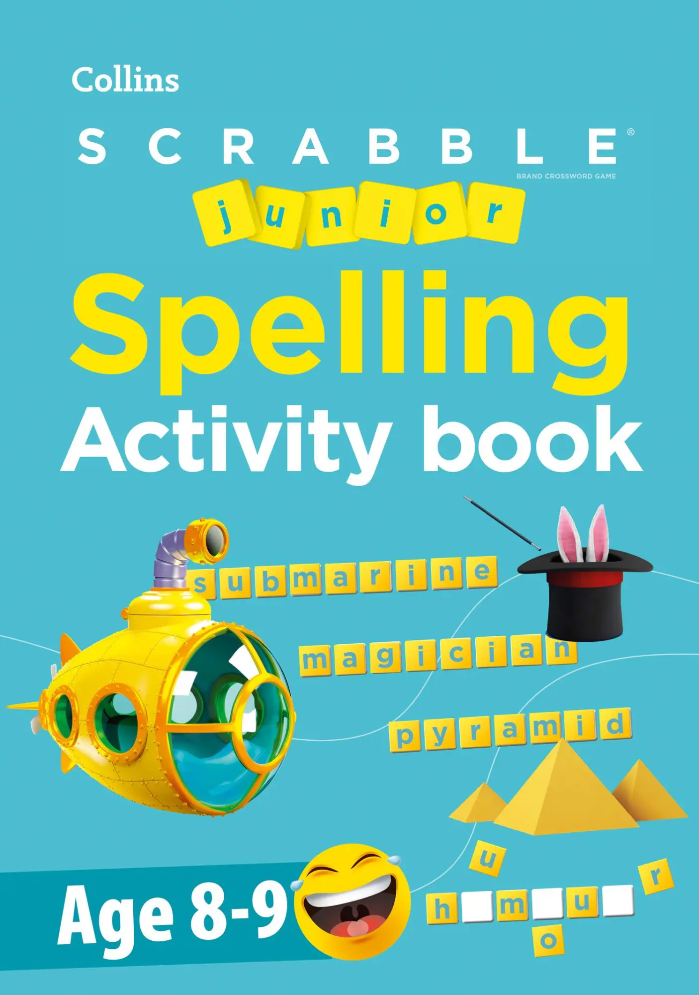 Cover: 9780008526214 | SCRABBLE(TM) Junior Spelling Activity Book Age 8-9 | Collins Scrabble