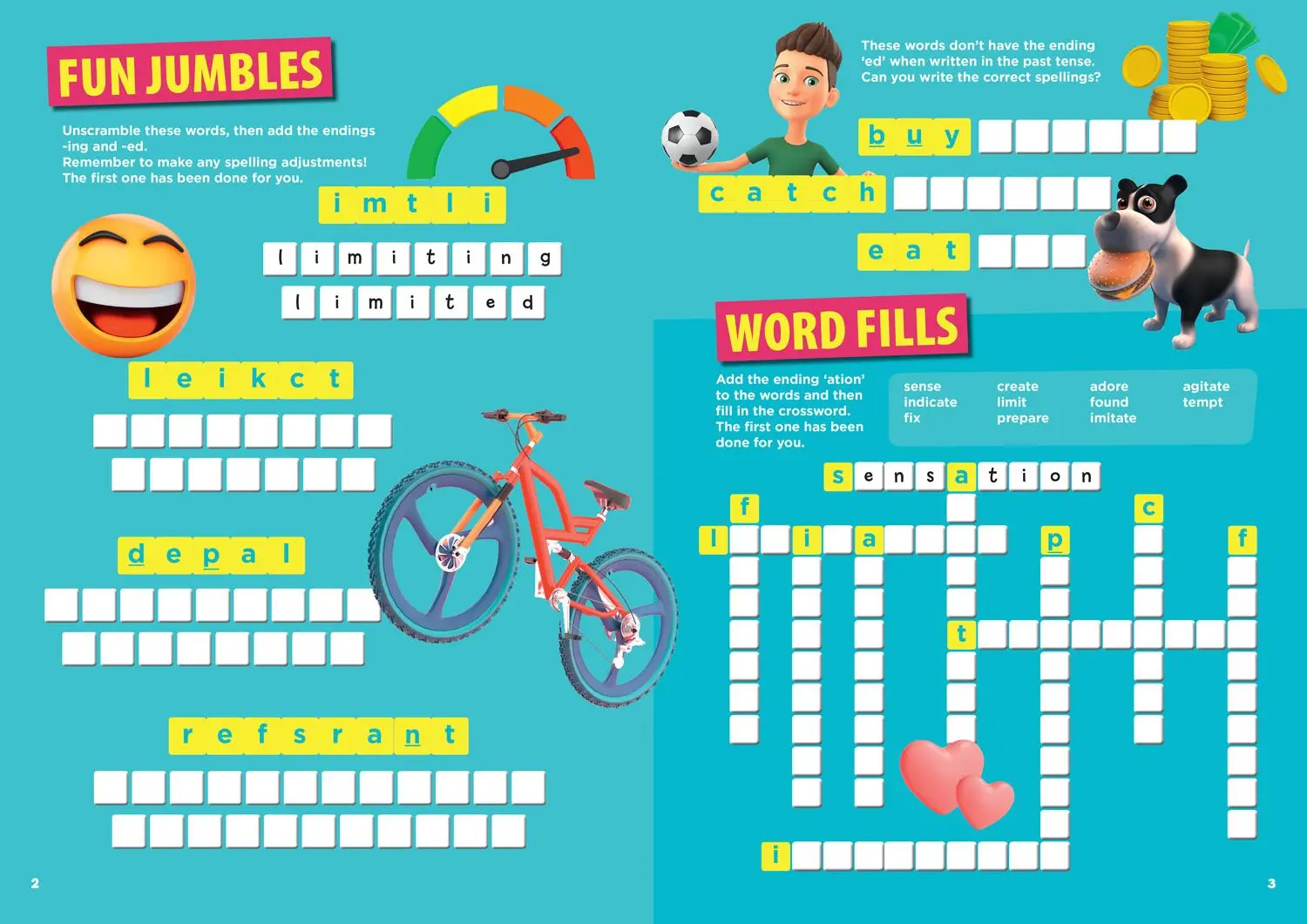 Bild: 9780008526214 | SCRABBLE(TM) Junior Spelling Activity Book Age 8-9 | Collins Scrabble