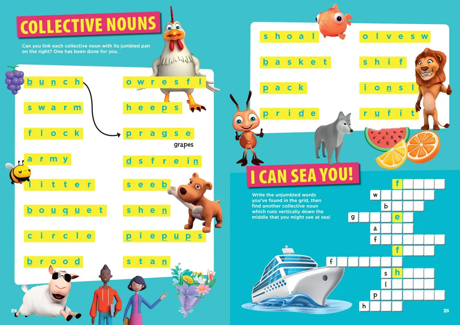 Bild: 9780008526214 | SCRABBLE(TM) Junior Spelling Activity Book Age 8-9 | Collins Scrabble