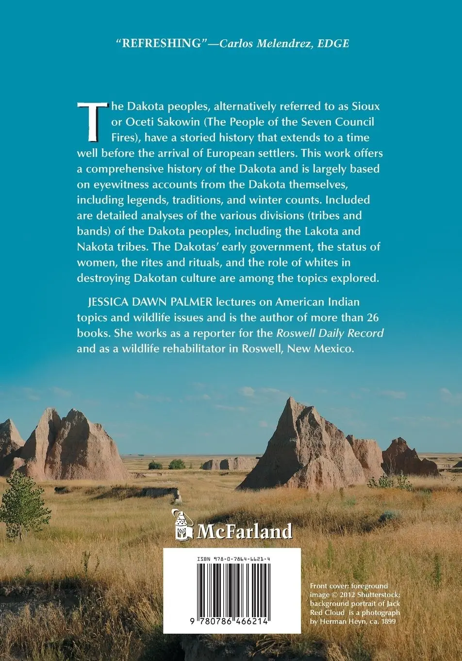 Rückseite: 9780786466214 | The Dakota Peoples | Jessica Dawn Palmer | Taschenbuch | Paperback