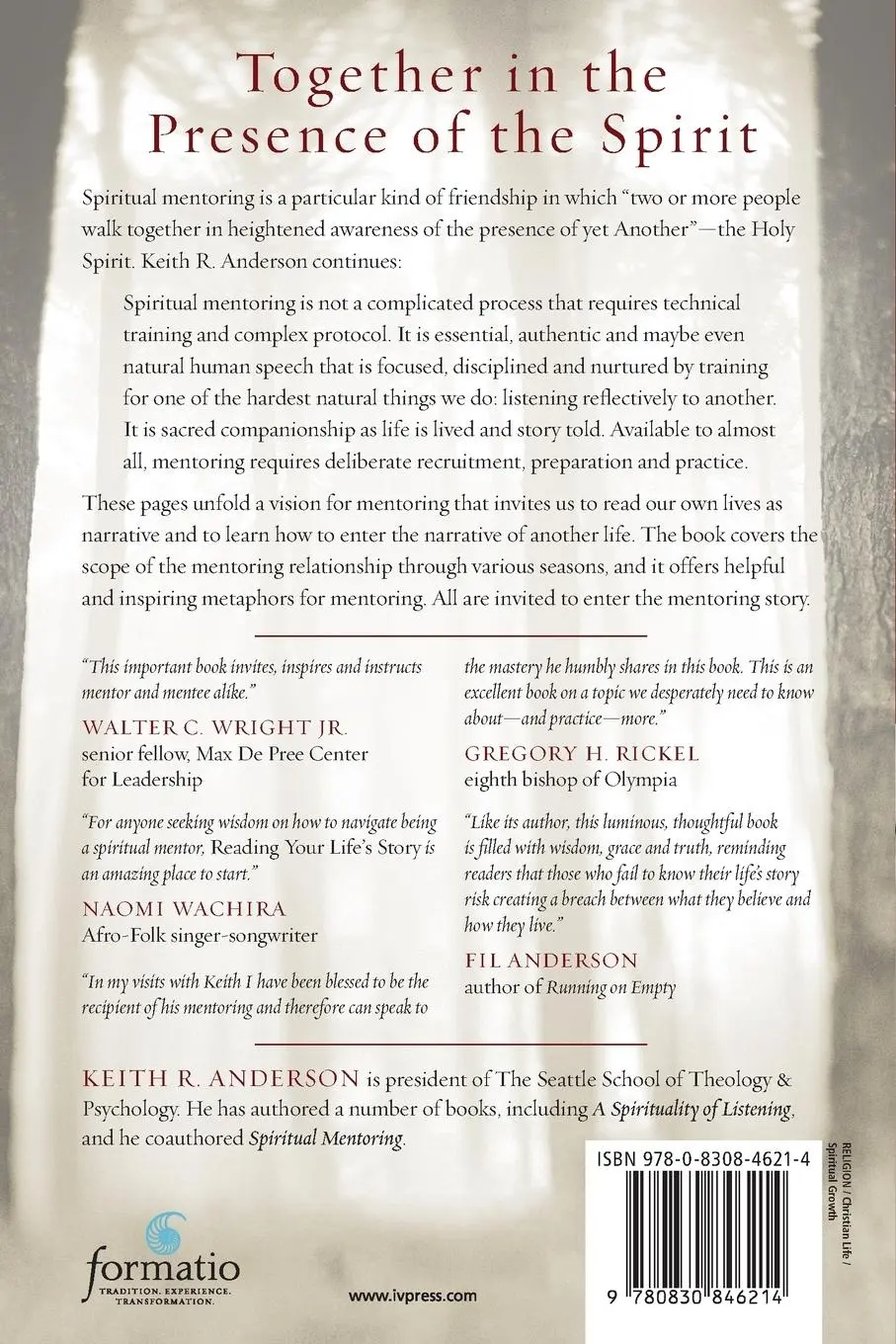 Rückseite: 9780830846214 | Reading Your Life's Story | An Invitation to Spiritual Mentoring