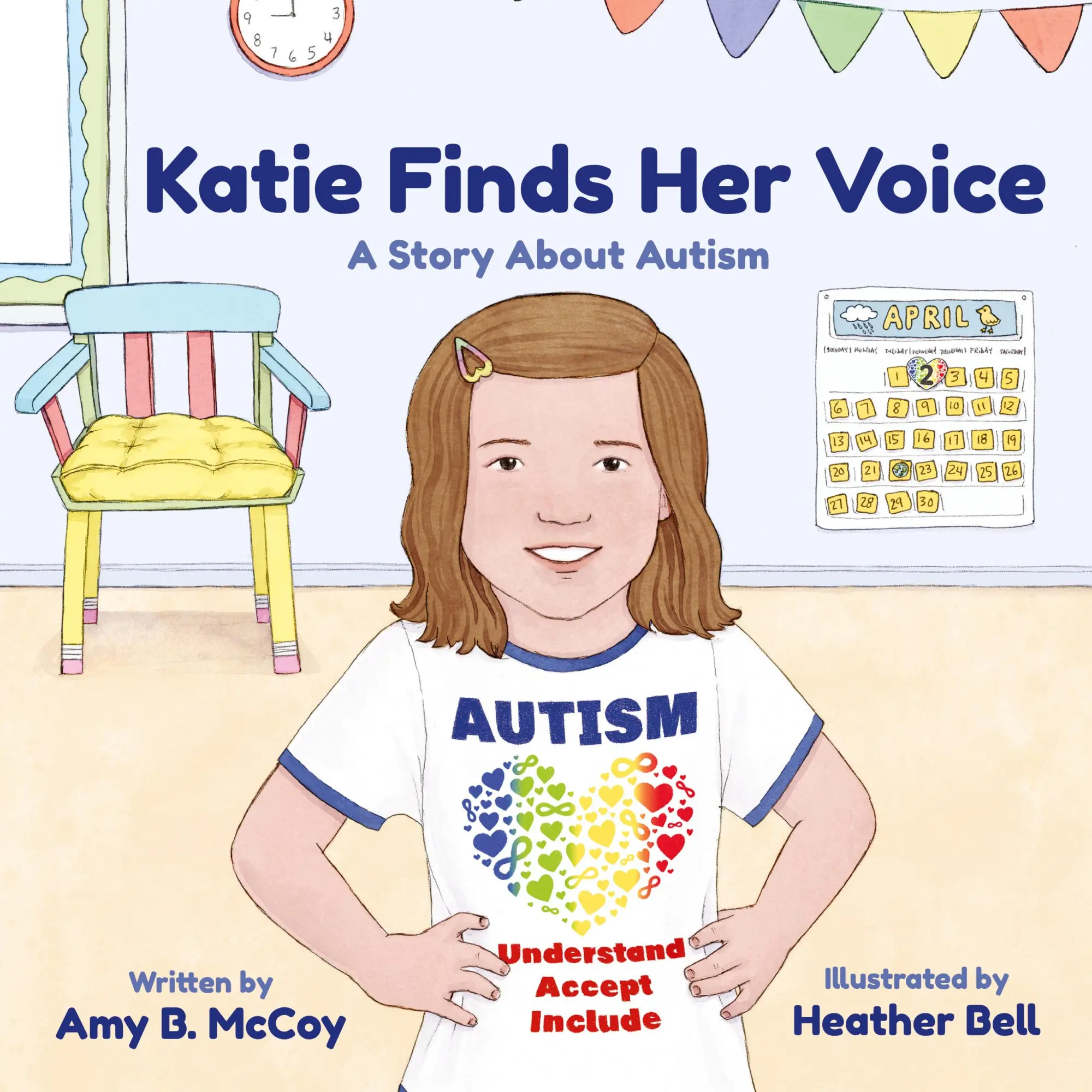 Cover: 9781733036214 | Katie Finds Her Voice | A Story about Autism | Amy McCoy | Taschenbuch