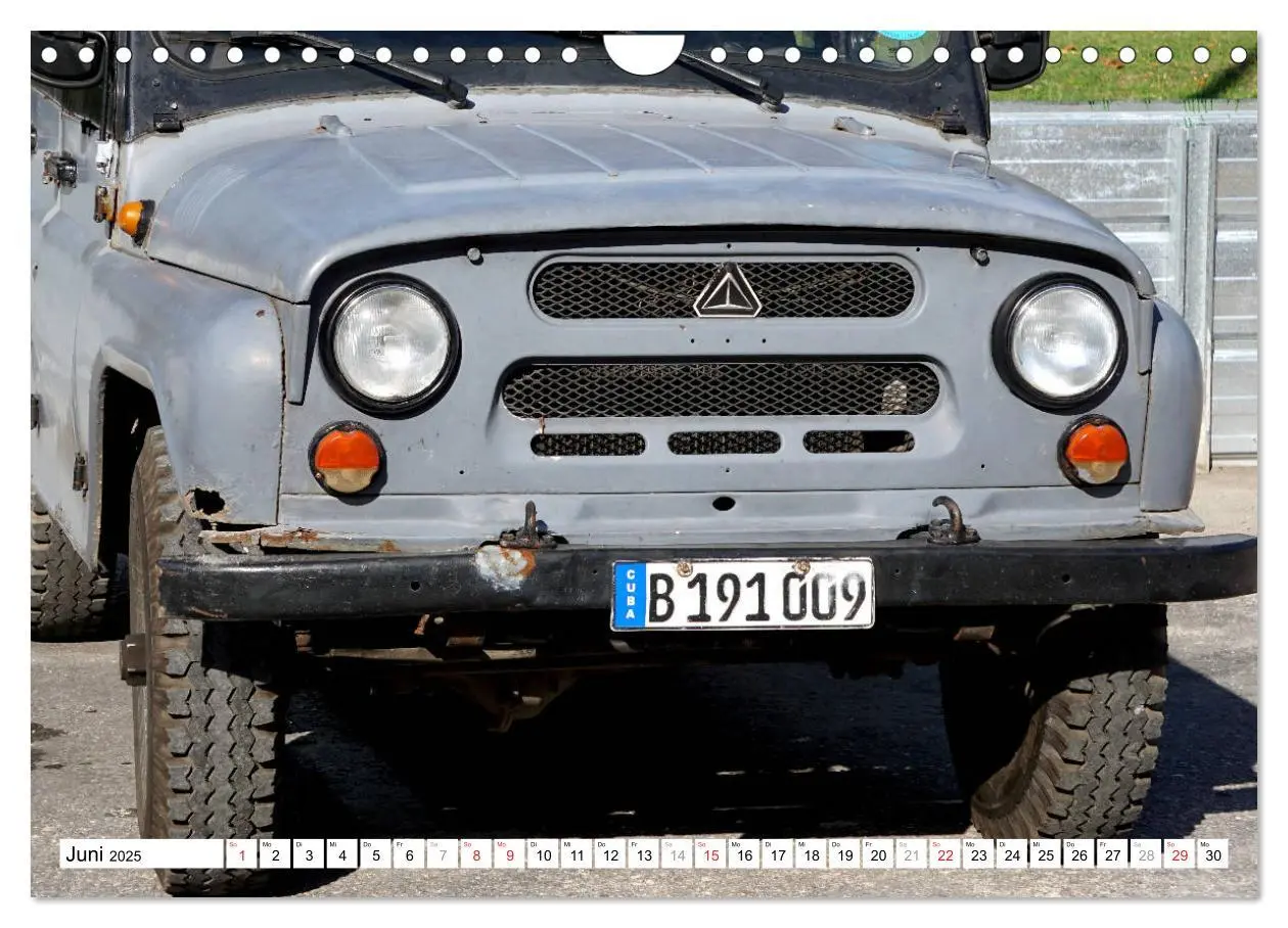 Bild: 9783435226214 | Sowjet-Legende - Der Geländewagen UAZ-469 in Kuba (Wandkalender...