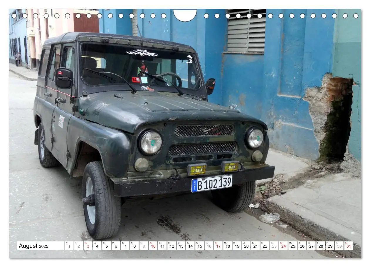 Bild: 9783435226214 | Sowjet-Legende - Der Geländewagen UAZ-469 in Kuba (Wandkalender...