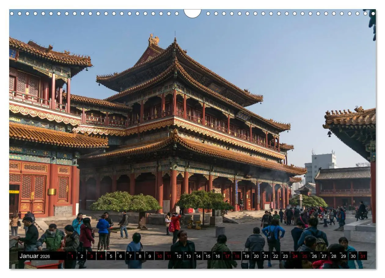 Bild: 9783457866214 | Peking - China (Wandkalender 2026 DIN A3 quer), CALVENDO...
