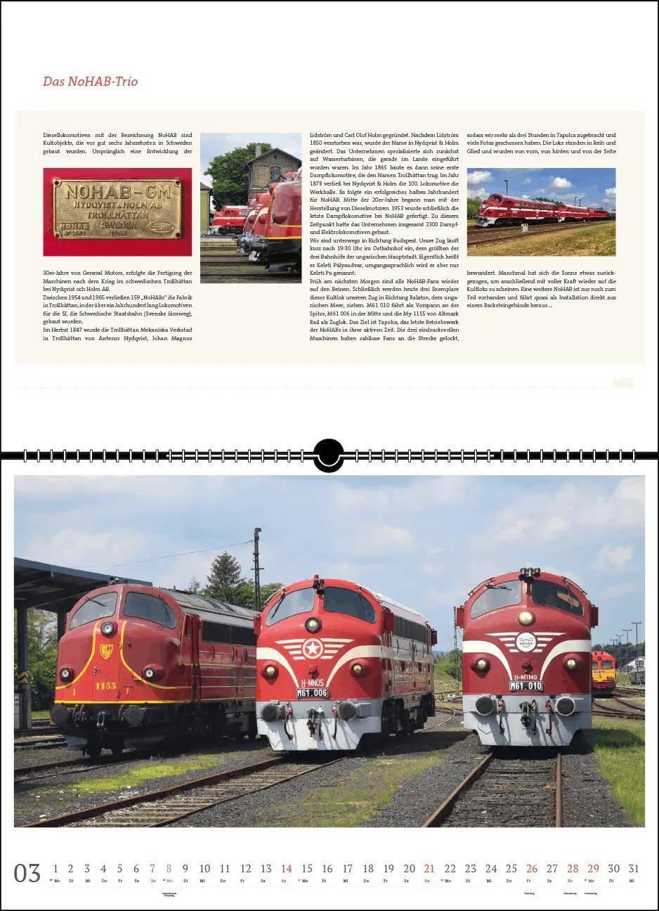 Bild: 9783861926214 | Ortloffs Eisenbahn Romantik 2027 | Hagen von Ortloff | Kalender | 2027