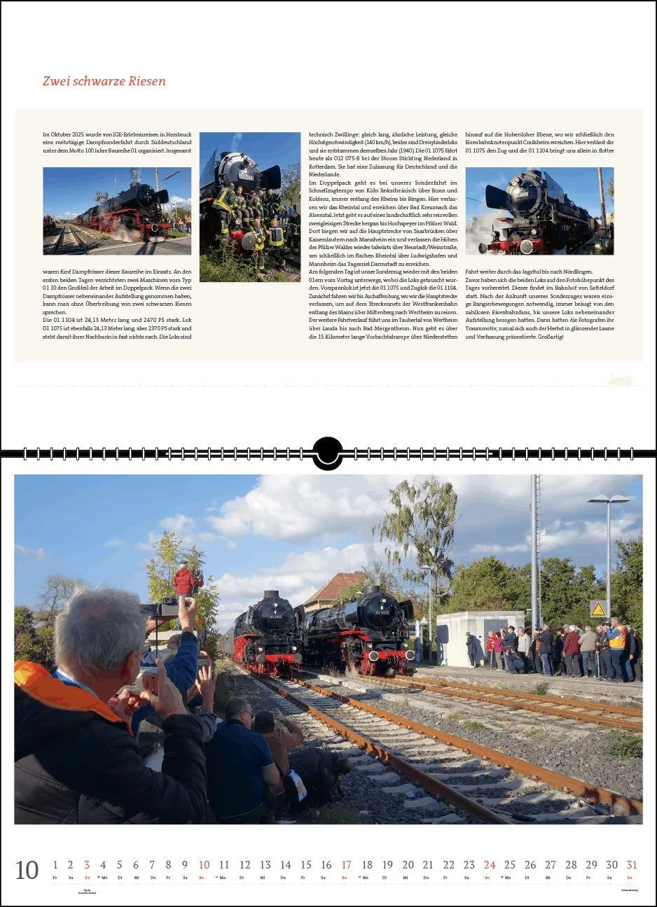 Bild: 9783861926214 | Ortloffs Eisenbahn Romantik 2027 | Hagen von Ortloff | Kalender | 2027