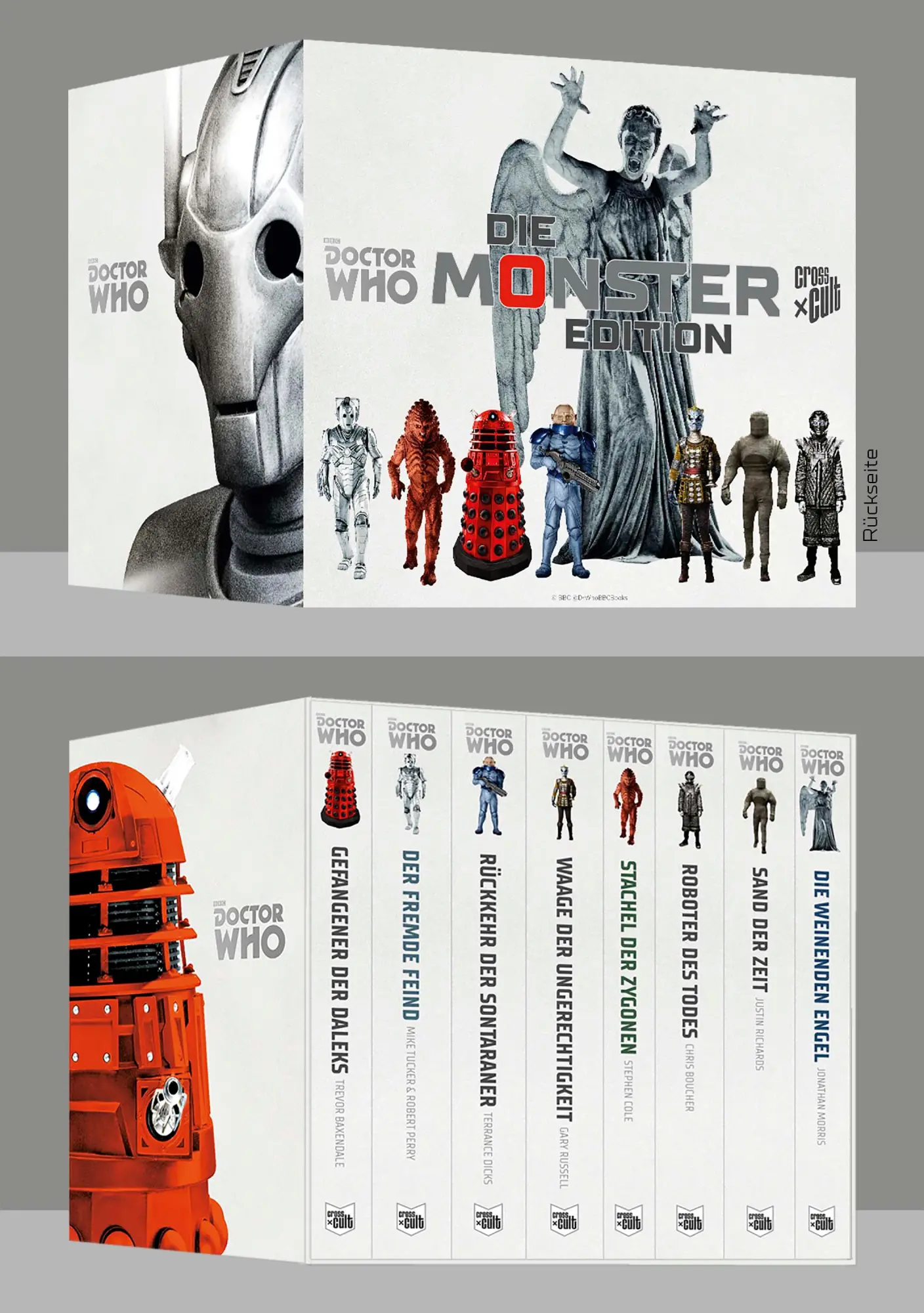 Cover: 9783966586214 | Doctor Who Monster-Edition: Schuber mit Band 1-8 | Terrance Dicks