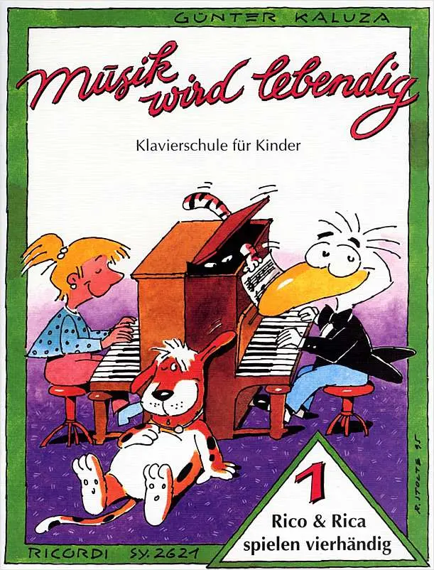 Cover: 9790204226214 | Rico &amp; Rica spielen vierhändig 1 | Günter Kaluza | Broschüre | 20 S.