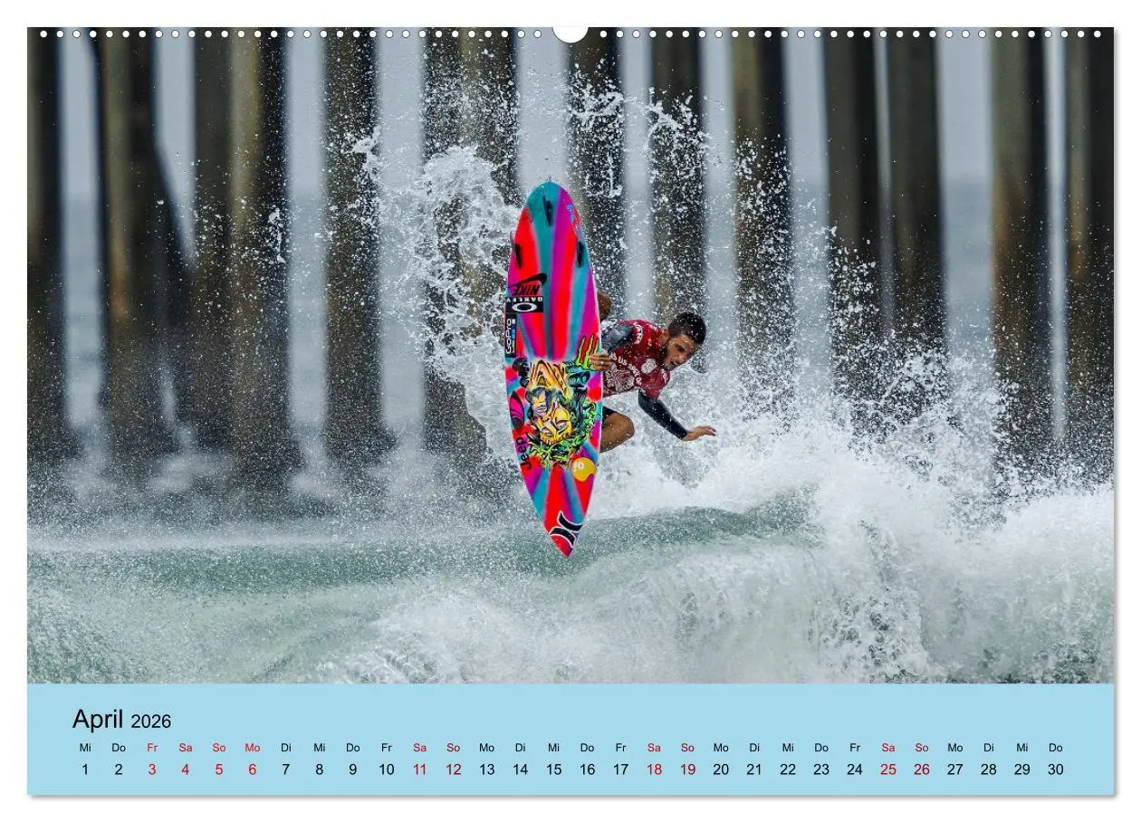 Bild: 9783457616314 | Nazare (Wandkalender 2026 DIN A2 quer), CALVENDO Monatskalender | 2026