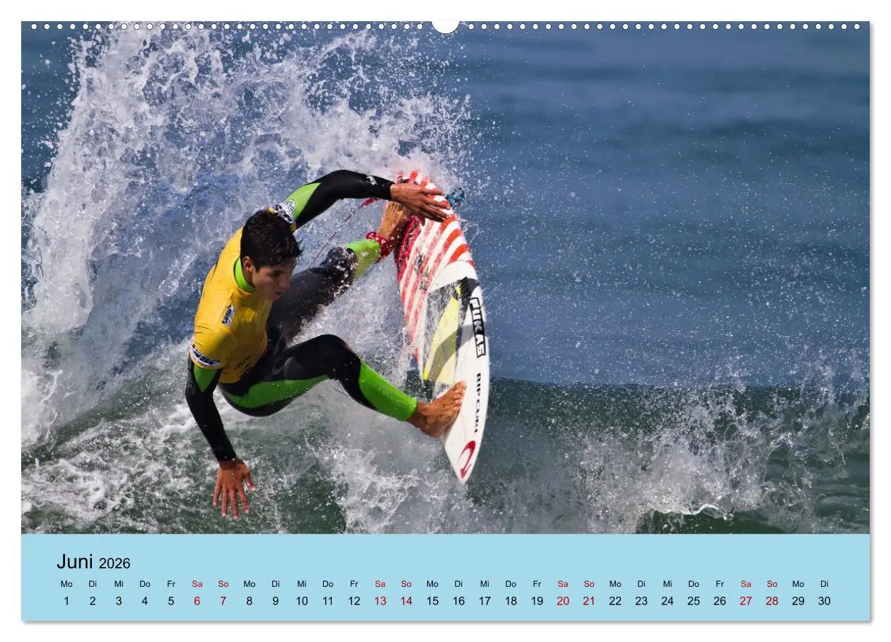 Bild: 9783457616314 | Nazare (Wandkalender 2026 DIN A2 quer), CALVENDO Monatskalender | 2026