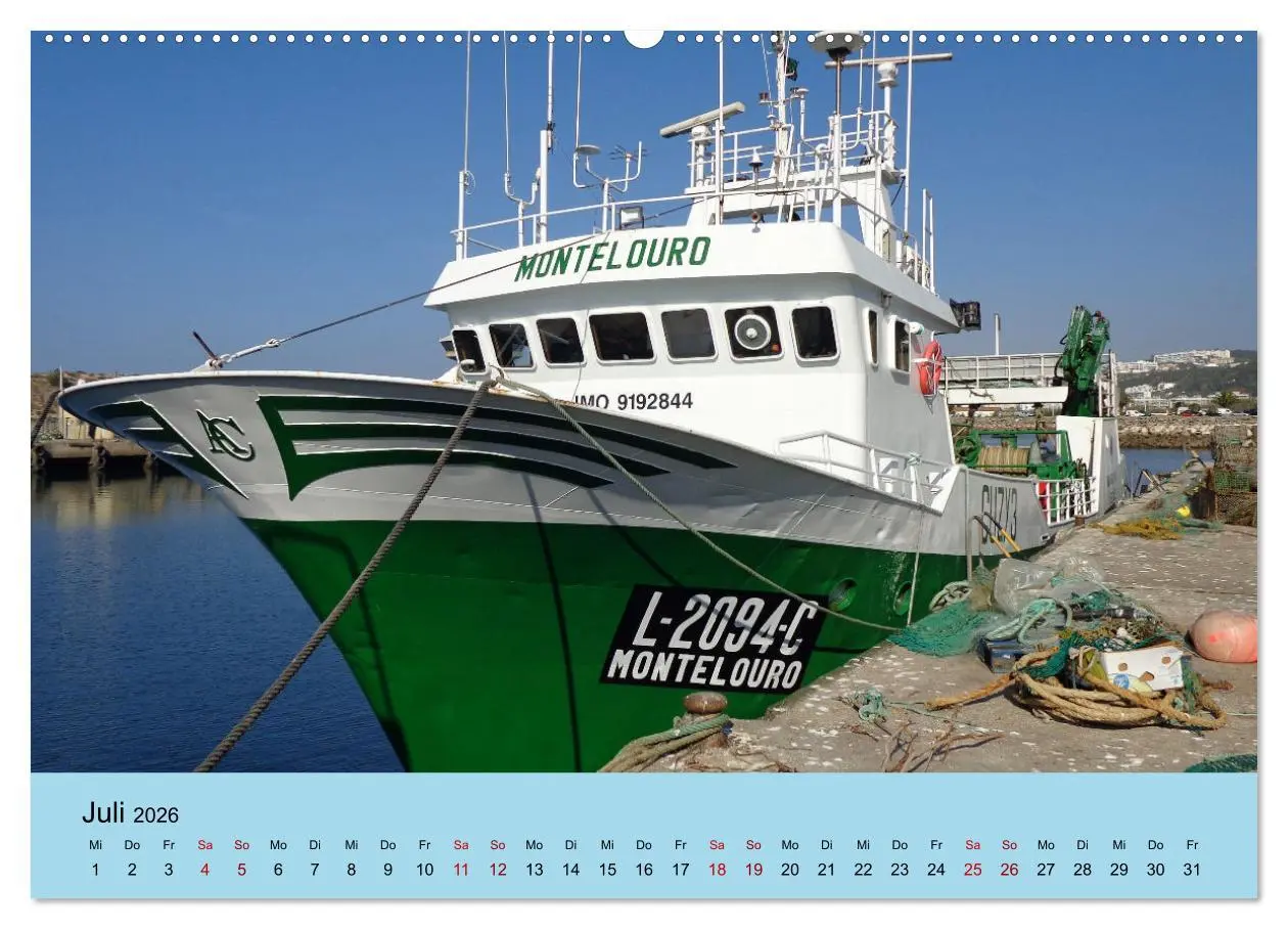 Bild: 9783457616314 | Nazare (Wandkalender 2026 DIN A2 quer), CALVENDO Monatskalender | 2026