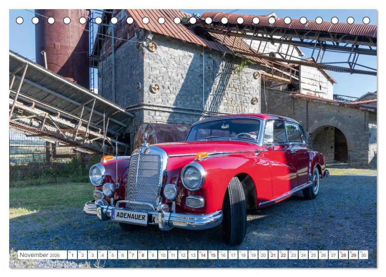 Bild: 9783457786314 | Mercedes Benz Adenauer: Legenden sind rot. (Tischkalender 2026 DIN...