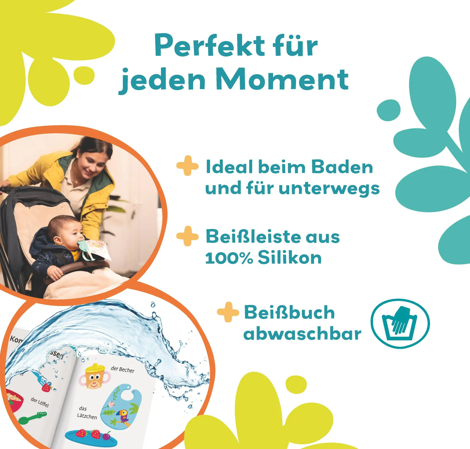 Bild: 9783473456314 | Play+ flip&amp;pop Erste Wörter - ab 6 Monate | Mein allererstes Beißbuch