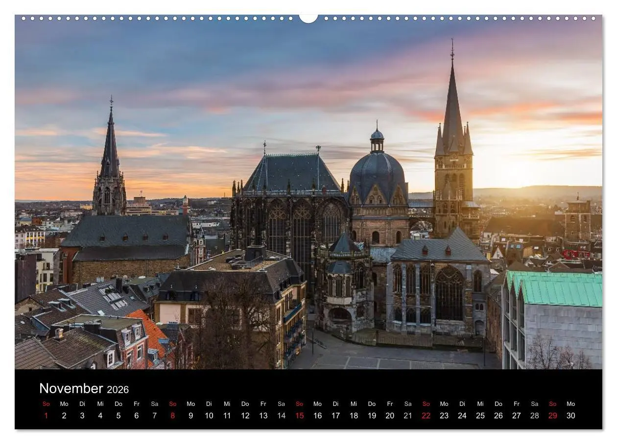 Bild: 9783516016314 | Aachen - ming Heämetstadt (hochwertiger Premium Wandkalender 2026...