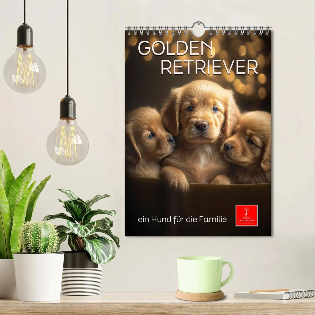 Bild: 9783516326314 | Golden Retriever - ein Hund für die Familie (Wandkalender 2026 DIN...