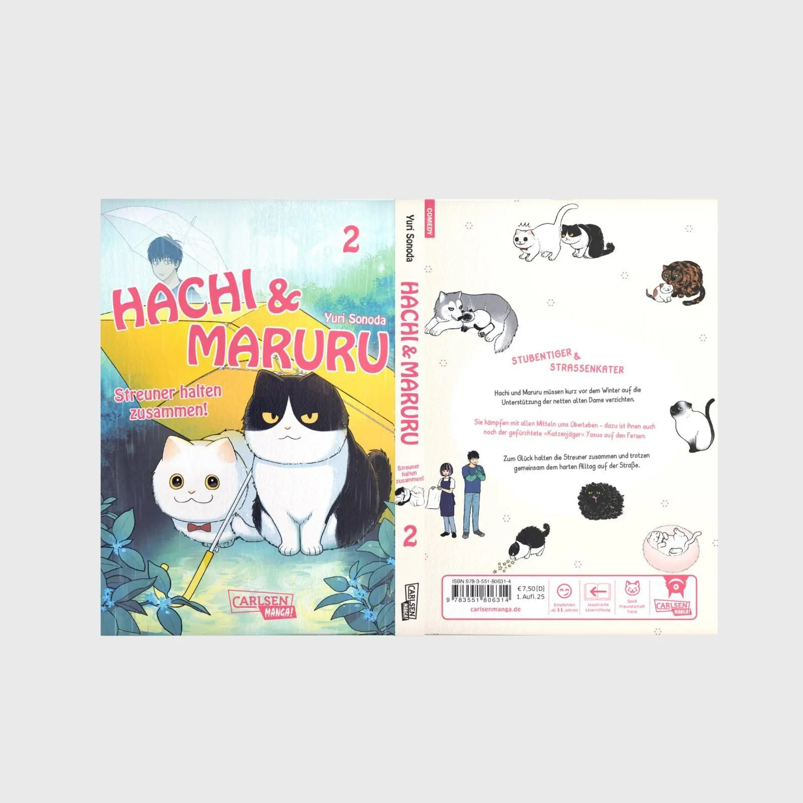 Bild: 9783551806314 | Hachi &amp; Maruru - Streuner halten zusammen! 2 | Yuri Sonoda | Buch