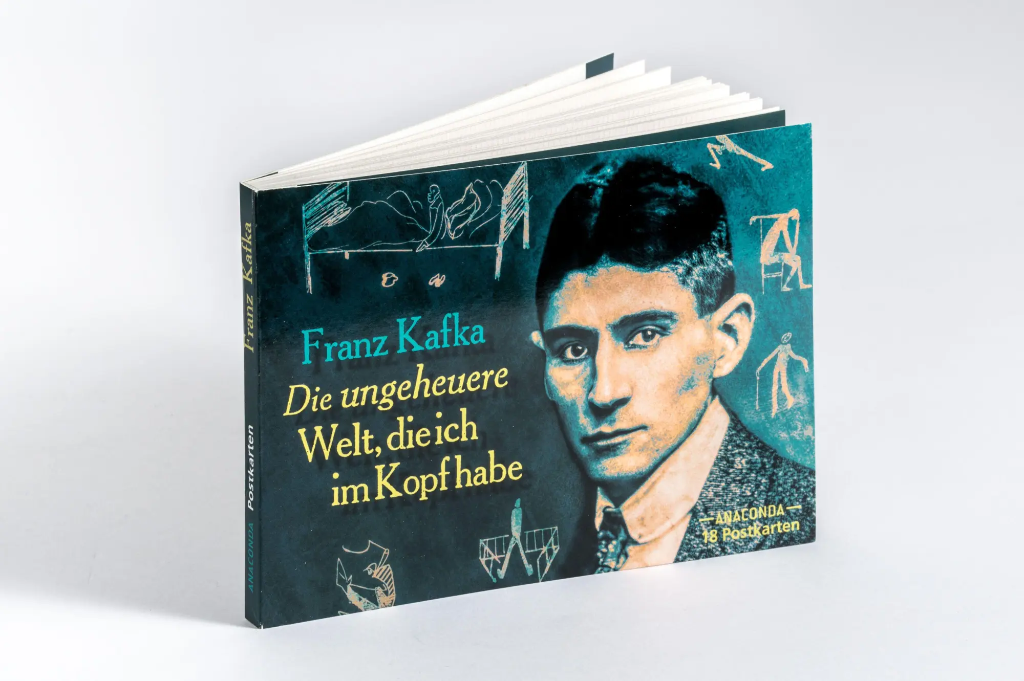Bild: 9783730616314 | Postkarten-Set Franz Kafka - Die ungeheure Welt, die ich im Kopf habe