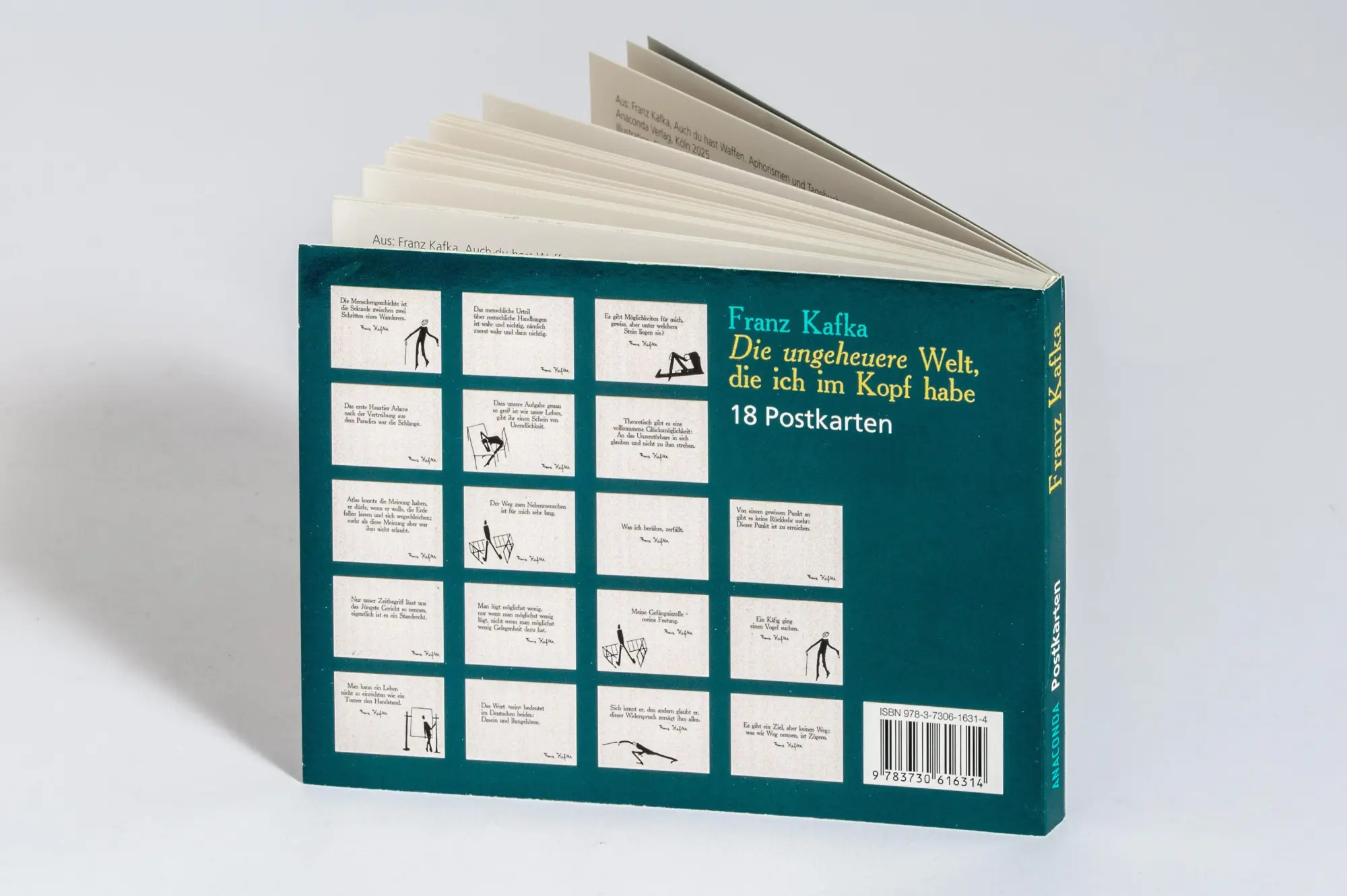 Bild: 9783730616314 | Postkarten-Set Franz Kafka - Die ungeheure Welt, die ich im Kopf habe