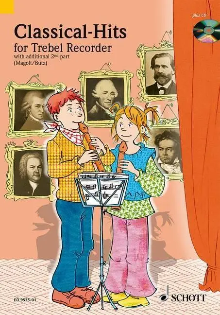 Cover: 9783795756314 | Classical-Hits, 1-2 Alt-Blockflöten, m. Audio-CD | Rainer Butz (u. a.)