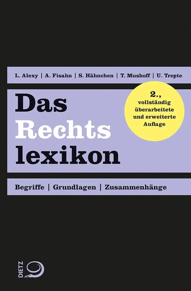 Cover: 9783801206314 | Das Rechtslexikon | Begriffe, Grundlagen, Zusammenhänge | Taschenbuch