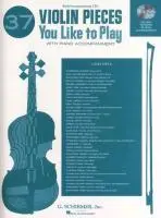 Cover: 9781617806414 | 37 Violin Pieces You Like to Play Book/Online Audio | Corporation