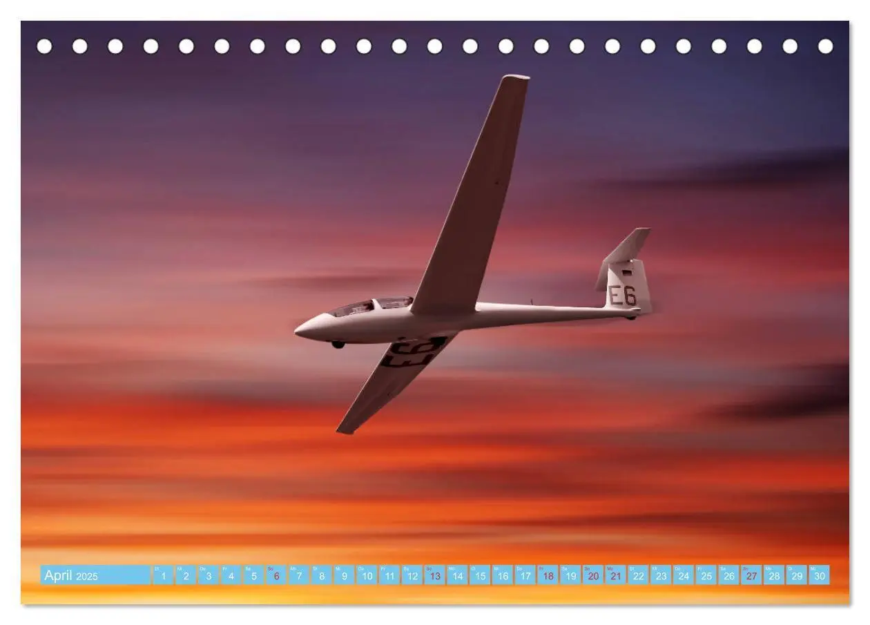 Bild: 9783435206414 | Segelflug - Den Traum vom Fliegen erfüllen (Tischkalender 2025 DIN...