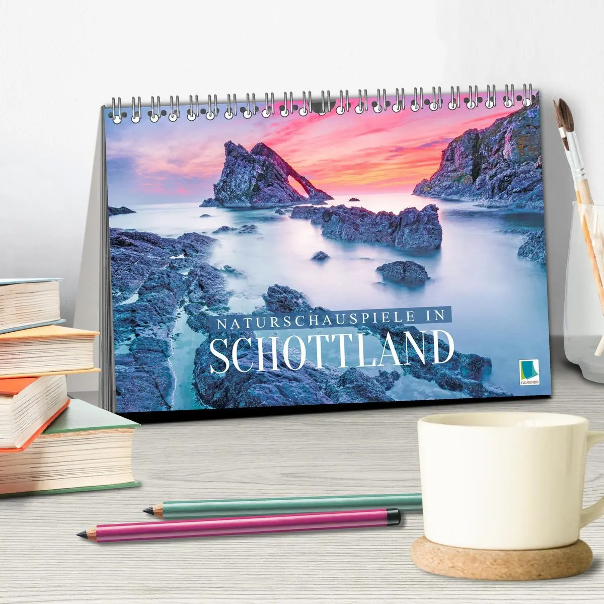 Bild: 9783457396414 | Naturschauspiele in Schottland (Tischkalender 2026 DIN A5 quer),...