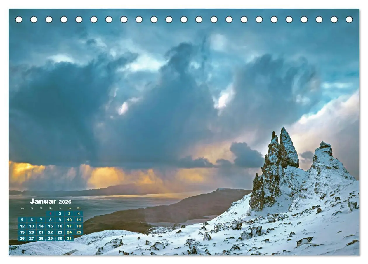 Bild: 9783457396414 | Naturschauspiele in Schottland (Tischkalender 2026 DIN A5 quer),...