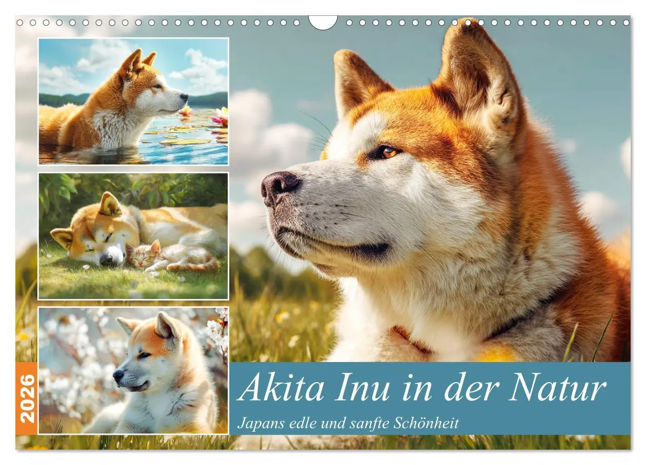 Cover: 9783457846414 | Akita Inu in der Natur. Japans edle und sanfte Schönheit...