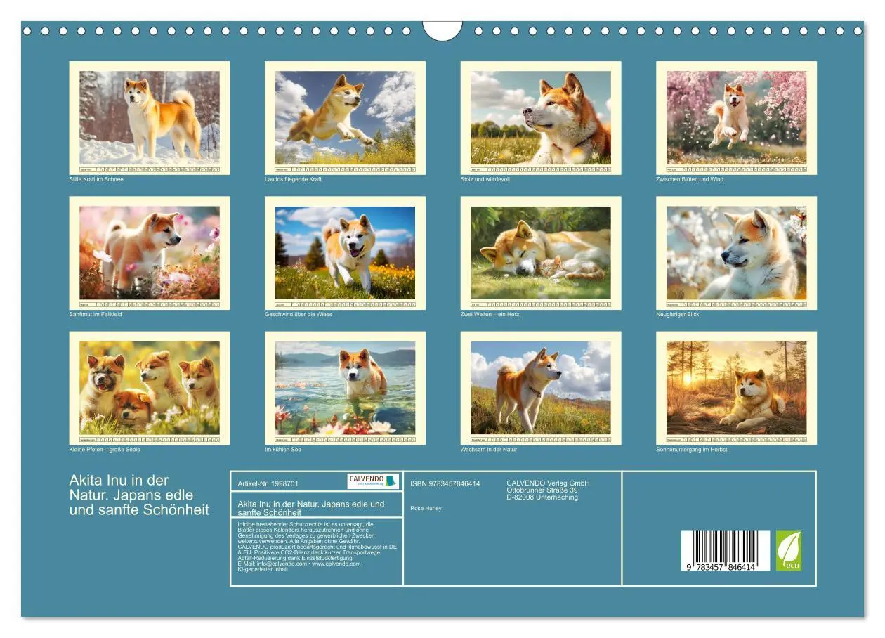 Bild: 9783457846414 | Akita Inu in der Natur. Japans edle und sanfte Schönheit...