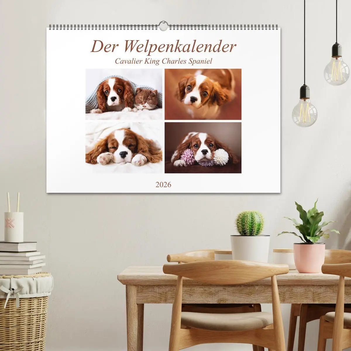 Bild: 9783457916414 | Der Welpenkalender - Cavalier King Charles Spaniel (Wandkalender...