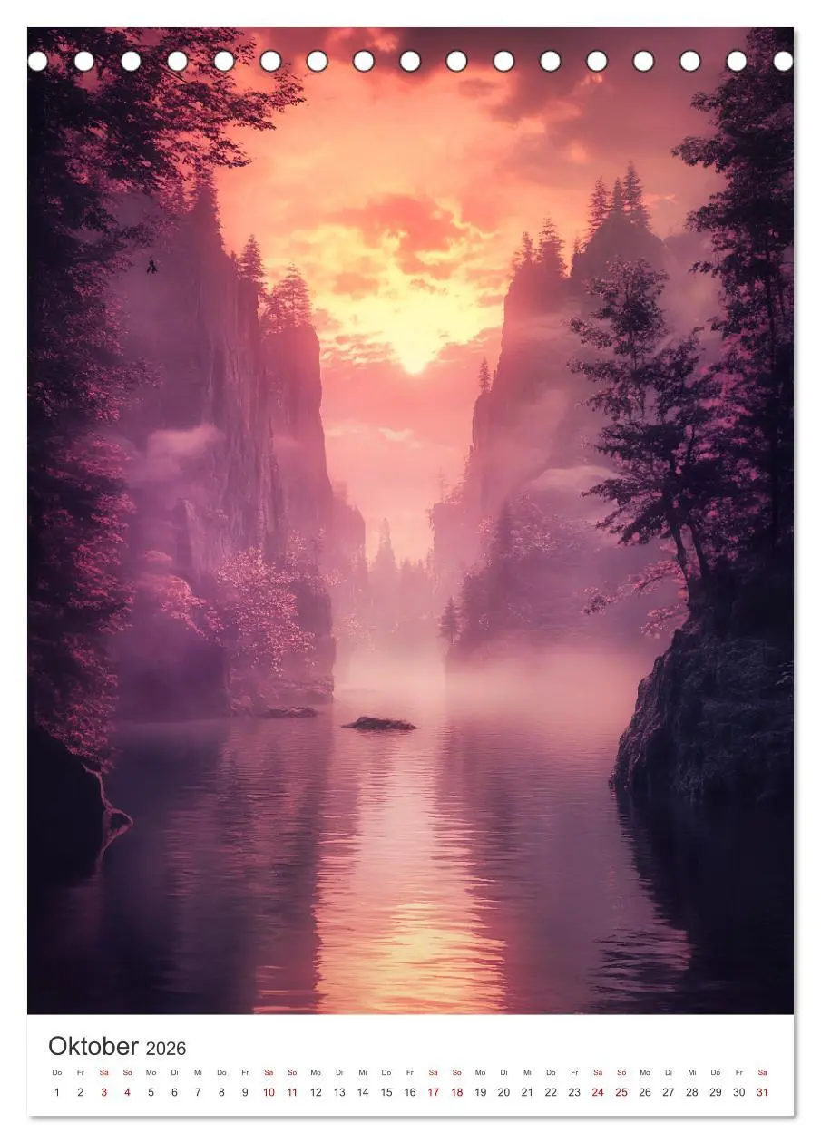 Bild: 9783516246414 | Midgard - Mythische Landschaften des Nordens (Tischkalender 2026...