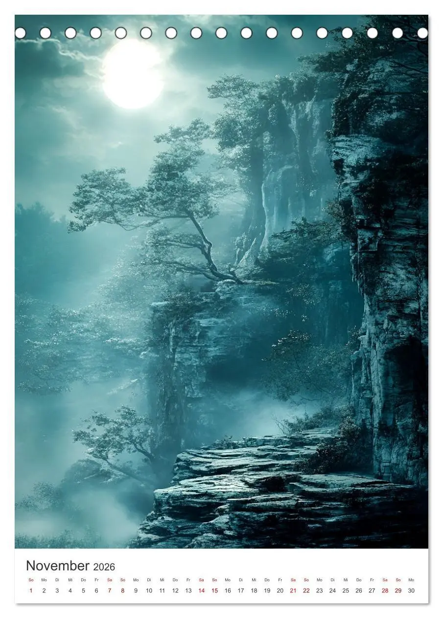 Bild: 9783516246414 | Midgard - Mythische Landschaften des Nordens (Tischkalender 2026...