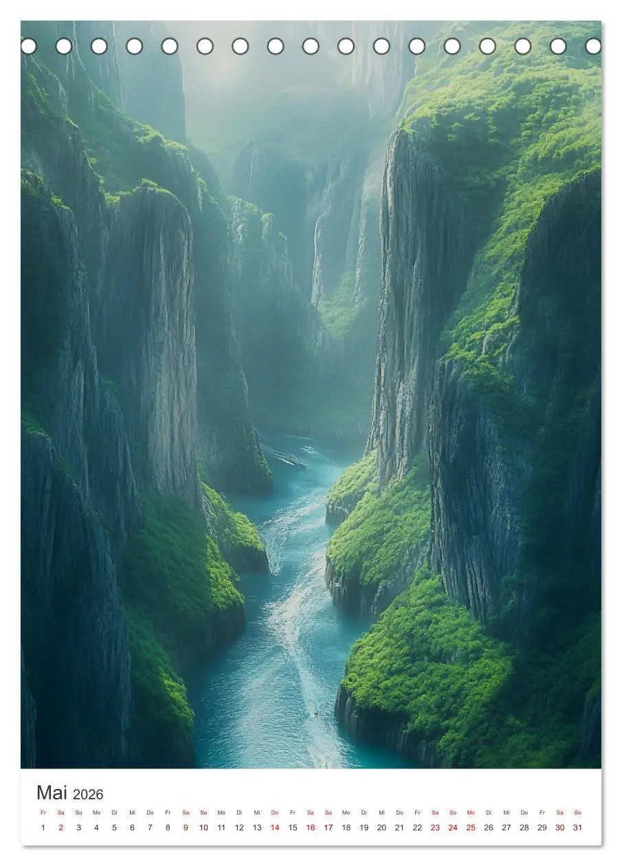 Bild: 9783516246414 | Midgard - Mythische Landschaften des Nordens (Tischkalender 2026...