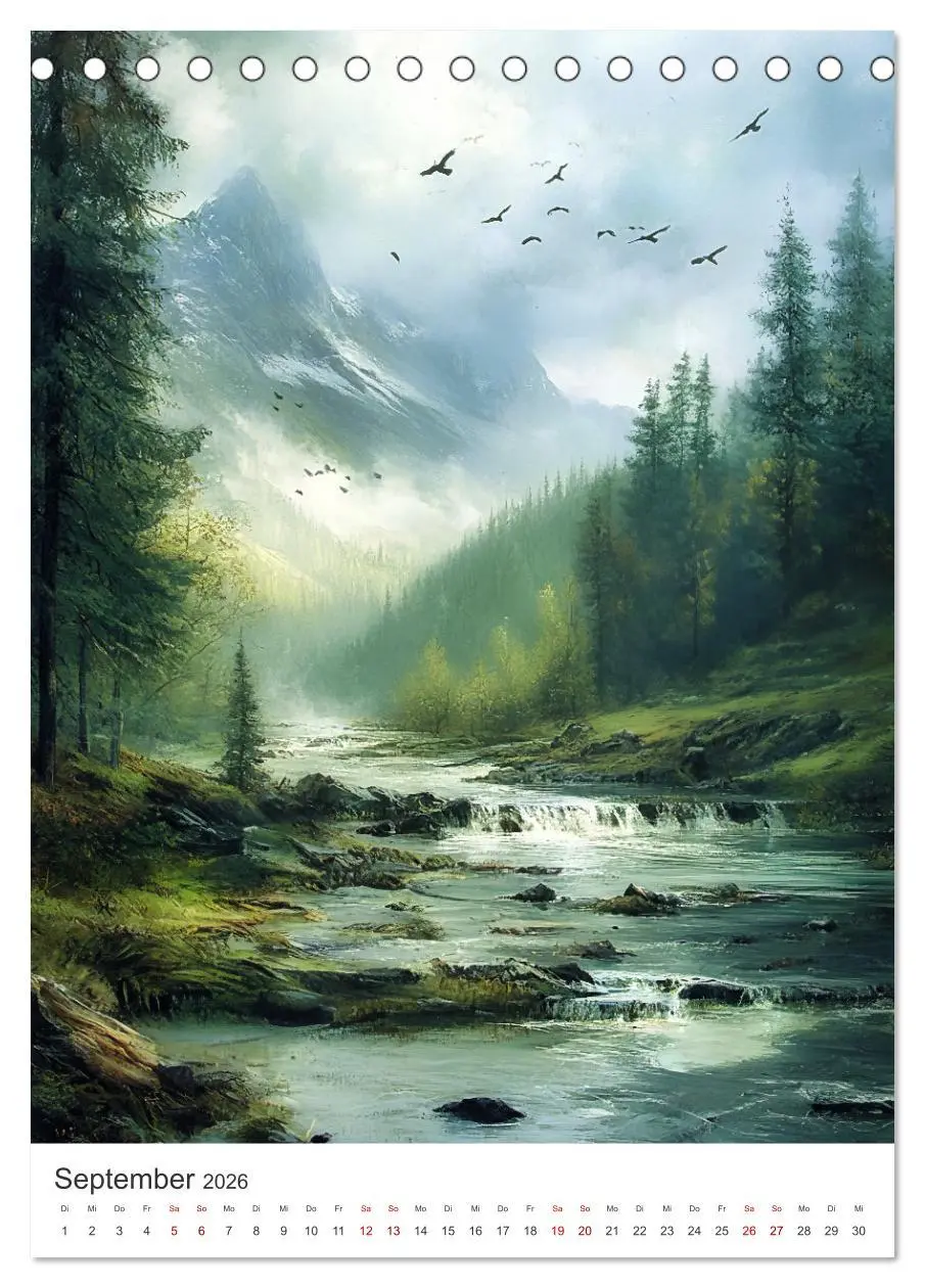 Bild: 9783516246414 | Midgard - Mythische Landschaften des Nordens (Tischkalender 2026...